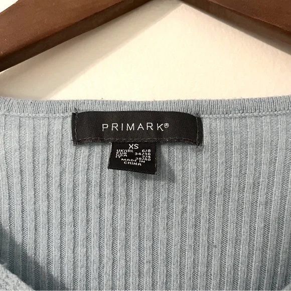 Blue Ribbed Top - Picture 4 of 4